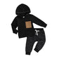 Casual Sports Style Children's Clothing Autumn And Winter New Solid Color Hooded Sweater