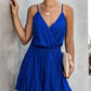 Suspender V-neck A swing female rompers