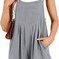 Women's Short Overalls Summer Casual Adjustable Strap Loose Short Bib Overalls Jumpsuit Rompers