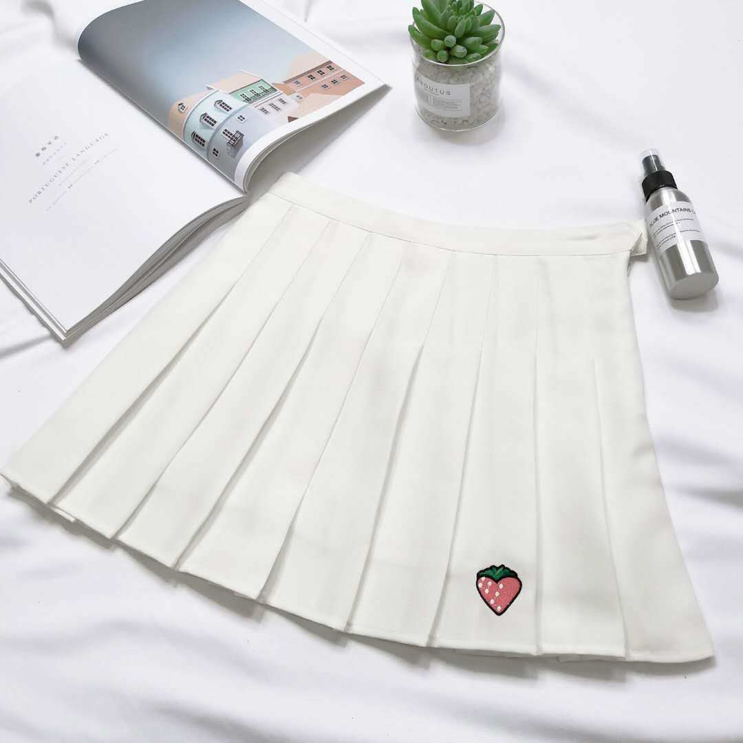 High waist A-line skirt