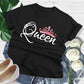 Crown Print Couple T Shirt Lovers Short Sleeve O Neck Loose Tshirt Fashion Woman Man Tee Shirt Tops Clothes