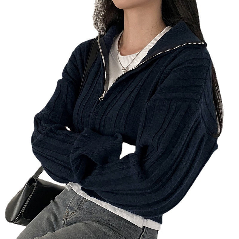 Personalized Trend Solid Color Basic Double Head Top
