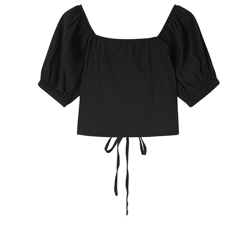 Women's Cross-Tie Top Design Shirt