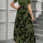 Womens SpringSummer Bestseller Floral Print Crew Neck Dress