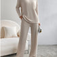 Women's Straight-leg Pants Elegant Loose Suit