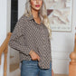 Fashion Geometry Pattern Printed Shirt Women's Long Sleeve