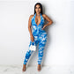 High waist casual jumpsuit