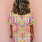 Fashion Geometry Pattern Printed Dress Women