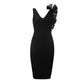 High waist slim fit party dress