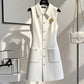 Women's Fashion French Style Temperament Vest Dress