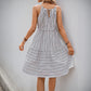 Women's Clothing Suspender Stripes Dress