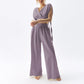 Double-layer Gauze Trousers High Waist Thin Cotton Wide Leg Pants