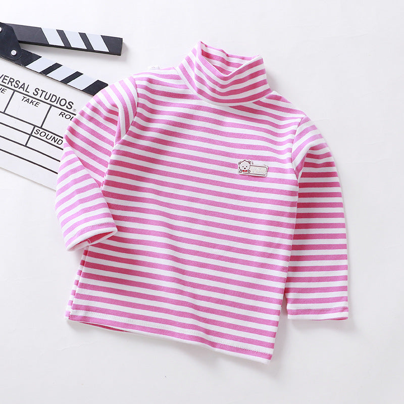 Chemise enfant à col mi-haut