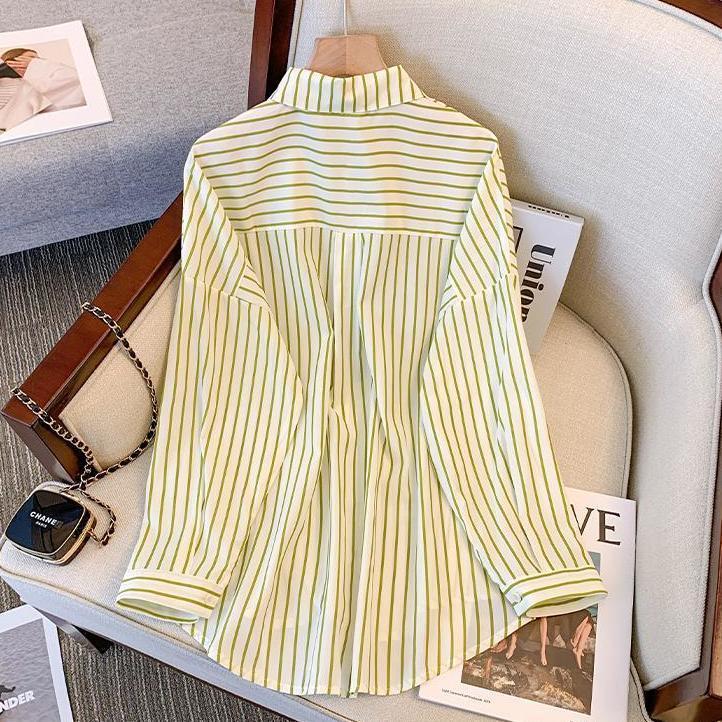 Shirt-vest Faux Two-piece Set That Flatters Curvy Figures And Subtly Covers The Tummy