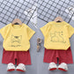 Costume à manches courtes pour enfants, beaux vêtements pour garçons