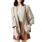 Haut de costume ample et respirant beige, résistant au soleil et assorti