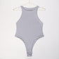 Women's Fashion Solid Color Sleeveless Slim Jumpsuit