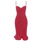 Fashion Suspender Fishtail Evening Dress For Women