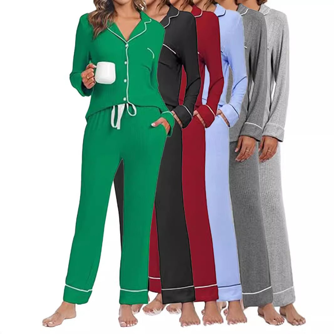 Buckle Soft High Waist Lace-up Straight-leg Pants Suit