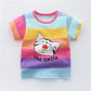 T-shirts en coton pour bébés et enfants