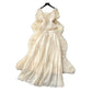 Womens Solid-Color, Defined-Waist, Square-Neck Puff-Sleeve Shirt And Skirt Set