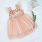 Children's Sequined Princess Sling Tulle Tutu Dress