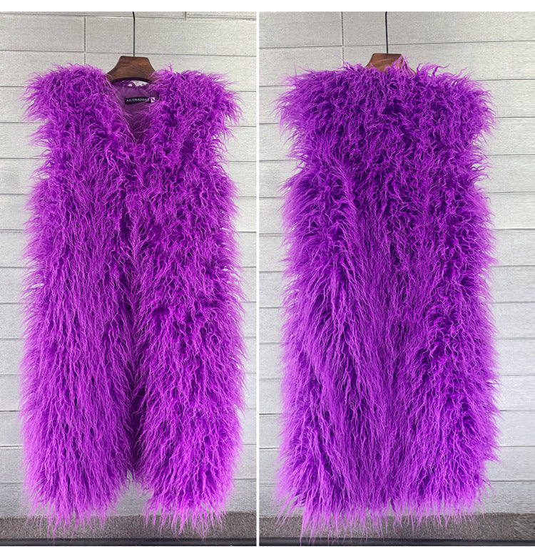 Warm Vest Women's Vest Coat Medium Length