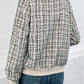 Fashion Plaid Zipper Short Jacket Autumn And Winter Casual Long Sleeve Baseball Clothing Women's Outwear Tops