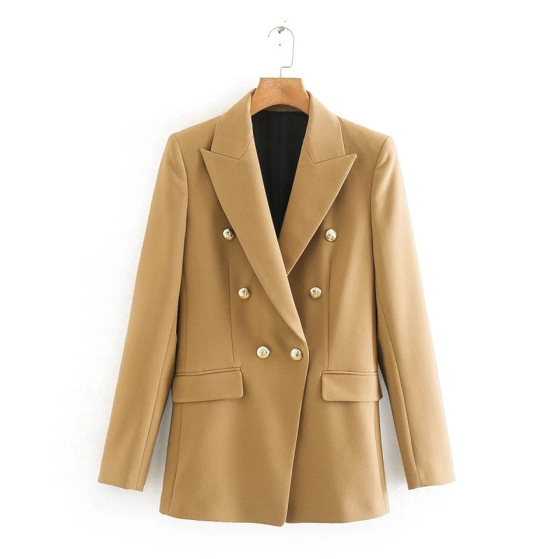 zipper jacket elegant thick warm women's coat
