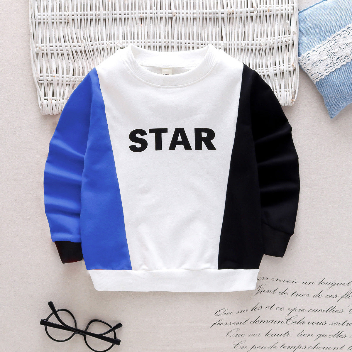 Pull à manches longues pour enfants coréens