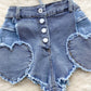 Denim Love Halter Suit For Women