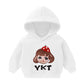 Boys And Girls Hooded Sweater And Cashmere Children's All-match Long-sleeved Clothes