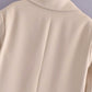 Summer Linen Neutral Wind Coat Mid-length Suit Jacket