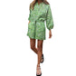 Combinaison courte imprimée tendance pour femme