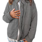 Stand Collar Loose Long Sleeve Jacket Cotton Coat Jacket