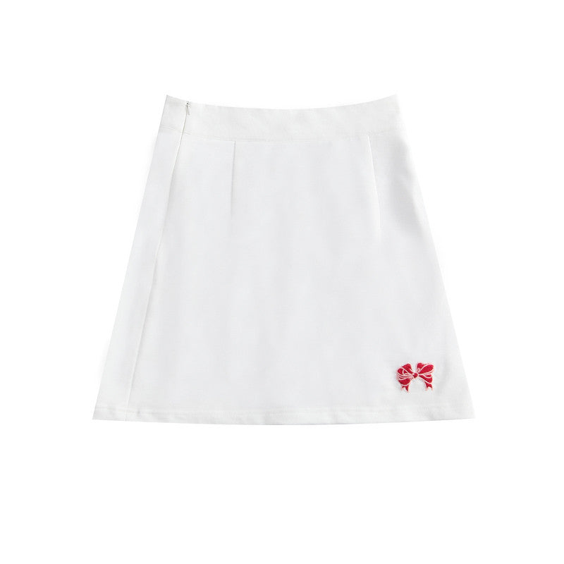 Polo chemise courte jupe femme tendance marque hip-hop doux cool fille costume