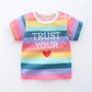 T-shirts en coton pour bébés et enfants