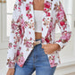 Cardigan Coat Candy Color Loose Print Casual Long Sleeve Ladies
