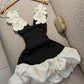 Sexy Bud Blossom Floral Strap Holiday Dress