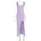 Women's Fashion Sleeveless Lace-up Dress