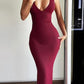 SpringSummer Halter Bodycon Dress One-Piece