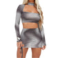 Fashionable Minimalist Design A Short Womens Sheath Skirt Set