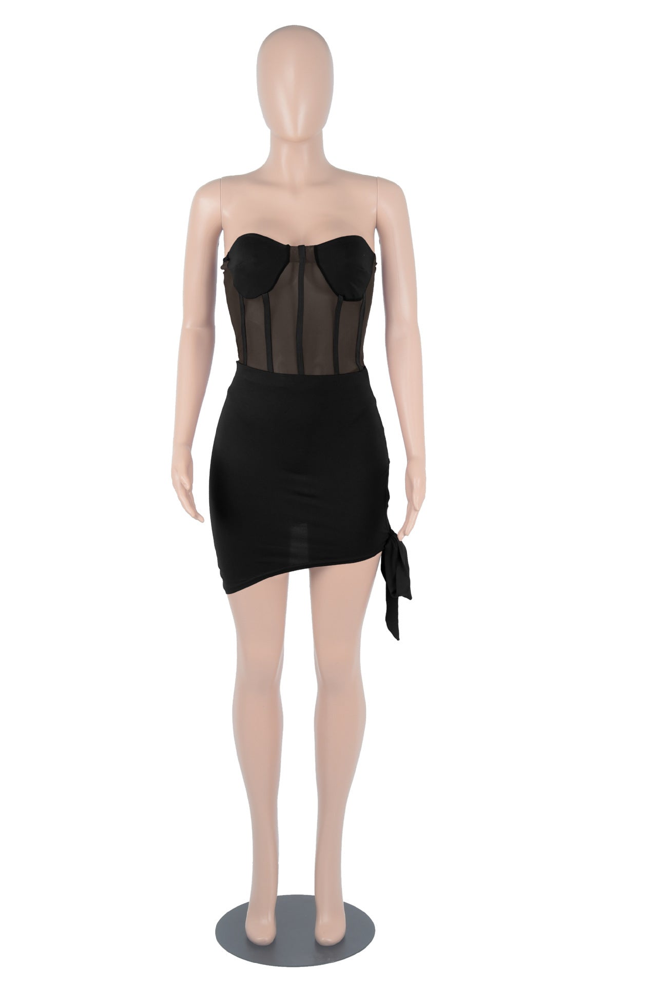 Beyprenn New Chic Corset Jupe Ensemble Deux Pièces Costume Été
