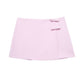 Bowknot Decoration Hanging Collar Top Skirt