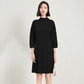 Robe à manches longues, élégante et tendance
