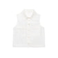 Pocket Decoration Vest With Belt Casual Shorts