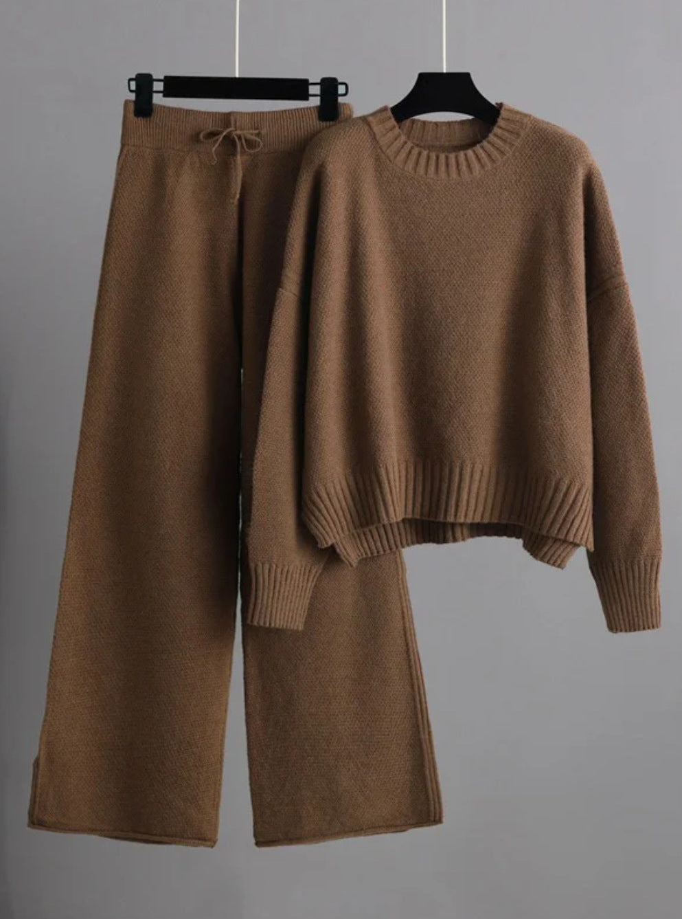 Fashionable And Casual Knitted Suit Pants For Women