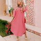 Summer Casual Striped Dress For Women