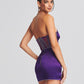Robe à bretelles en maille pour femme, tendance et tendance