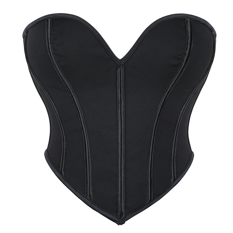 Women's Black Matte Tube Top